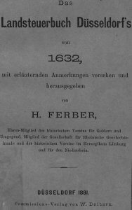 Ferber Landsteuerbuch Amt Angermund